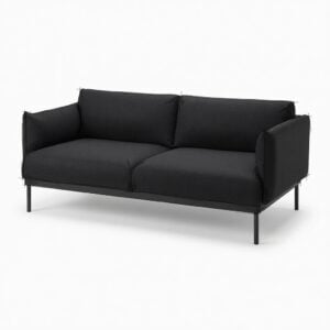 Black Upholstered Sofa
