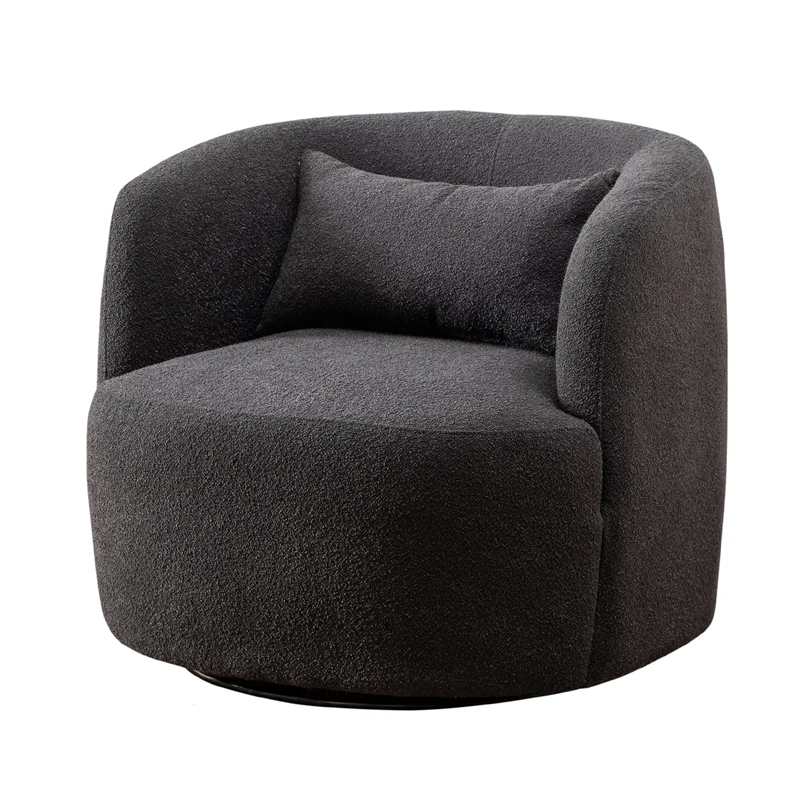 Boucle Barrel Chair